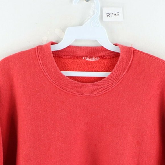 80s Champion REVERSE WEAVE red XL USA製 Champion Reverse Weave Hoodie 80s VTG Sweatshirt Blank red